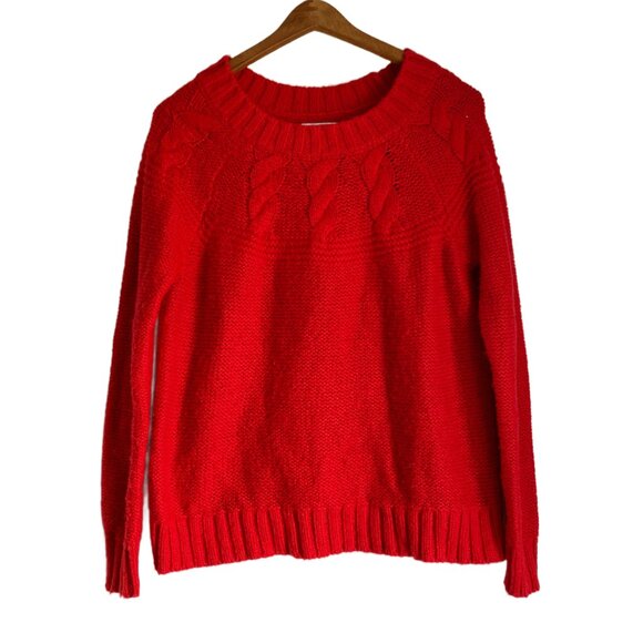 Fuzzy Bright Red Aerie Sweater - Perfect for Valentine's Day! - Picture 1 of 10